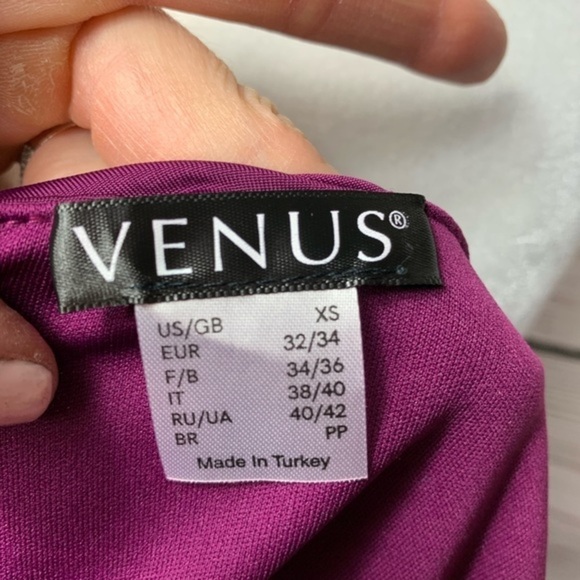 NWOT Venus Ruched Halter Bodycon Dress - Picture 6 of 7